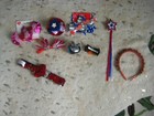 9 GIRLS HOLIDAY HALLOWEEN CHRISTMAS VALENTINES HAIR BOWS SLAP BRACELETS — photo 5