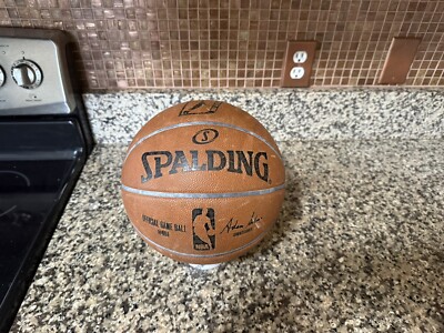 SPALDING NBA Official Game Ball ビンテージ Official Spalding 2006 Cross Traxxion NBA Game Ball Leather