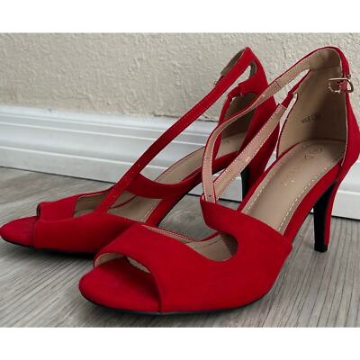 Dream Pairs | Women s NILE Fashion Stilettos Open Toe Pump Heels | 9