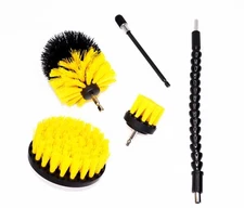 Drill Brush Set - 5 Pc with Extensions - FREE SHIPPING
