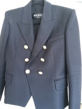 Ladies Black Balmain Jacket Size 44