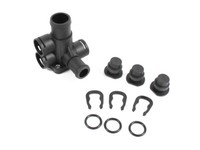 KüHlmittelflansch Set FüR VW Golf Jetta Passat Bus T4 Audi 80 100 Seat Toledo