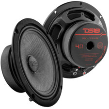 2x DS18 PRO-CF8.4SL 8" Shallow Midbass Speakers 275W Rms 4-ohm Carbon Fiber Cone