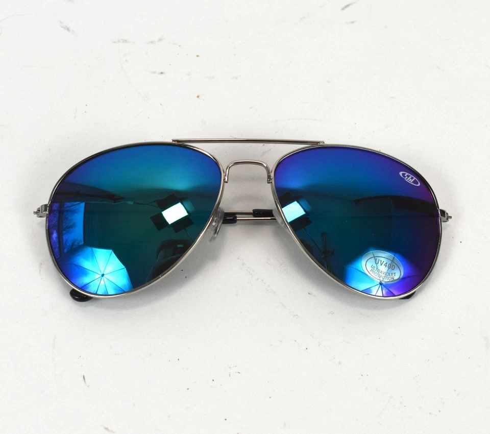 One Way Mirror Aviator Sunglasses * UV400 * Shatter Resistant * unisex * Jade - Image 4 of 4