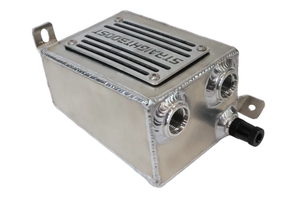 Tanque de vapor de lata de captura de aceite de aluminio personalizado SBP para Mazda RX-7 FC FC3S V2 1986-1991 Foto 2 de 4