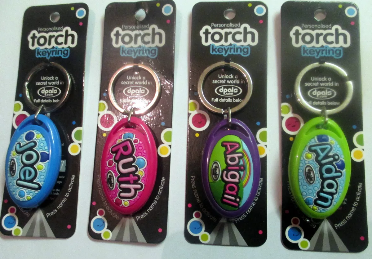 Personalised clearance torch keyring