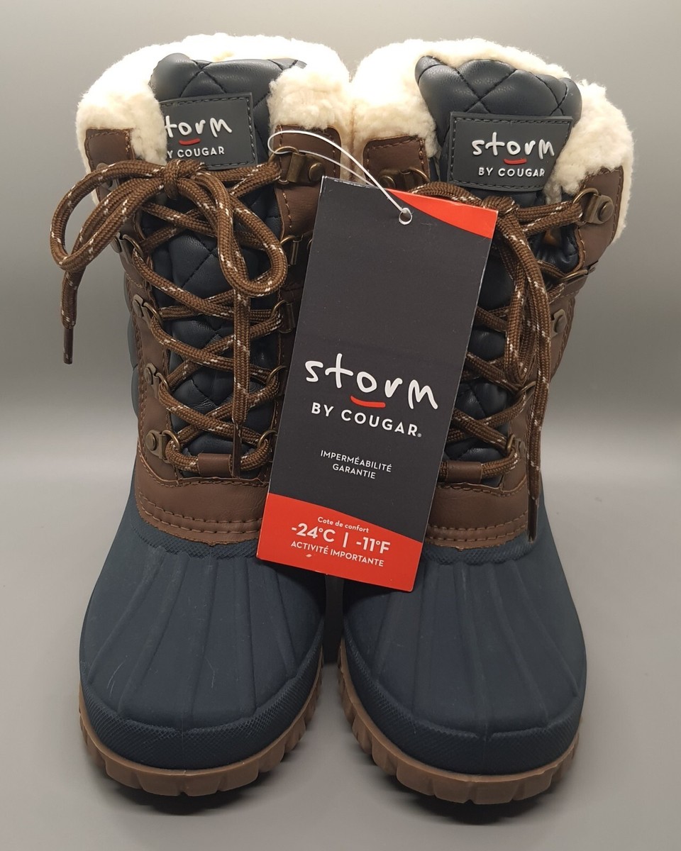 STORM By COUGAR Women's WEATHERPROOF WATERPROOF RUBBER BOOTS SNOW SHOES  Size