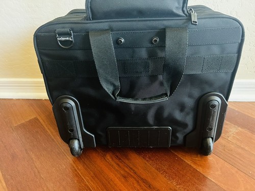 Travelpro Negro 16" Bolso de Mano Rodante para Computadora Portátil de Negocios 5211 ¡Bonito! - Imagen 5 de 12