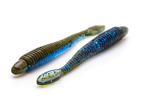 Lunker City Ribster 3" grippter Gummi Wurm 7,5cm 1,8g Zander Barsch Forelle - Bild 3 von 18