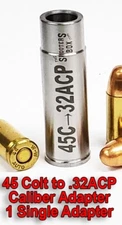 45 COLT/454 CASULL/460S&W to 32ACP - Chamber Reducer/Adapter - 1 Piece USA MADE