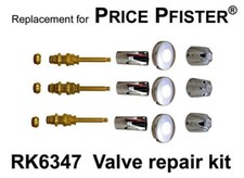 Price Pfister RK6347 3 Valve Rebuild Kit