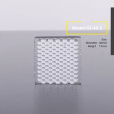 Compound Eye Glass Lens Fly's-eye Lens for DIY Projector Light Street Lighting