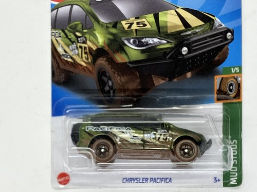 2023 Hot Wheels Green Chrysler Pacifica Mud Studs #88 - Picture 3 of 6