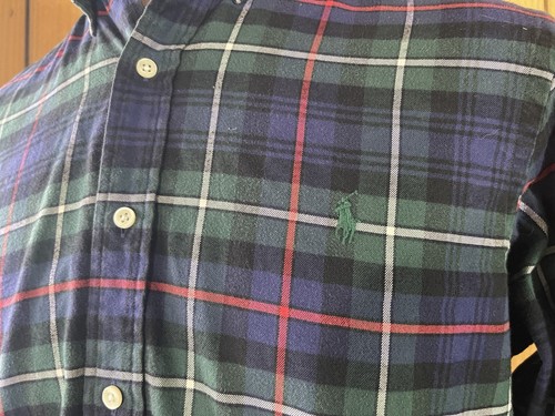 Polo Ralph Lauren Men's Multi Plaid Classic Fit Performance Flannel Size L - Picture 7 of 24
