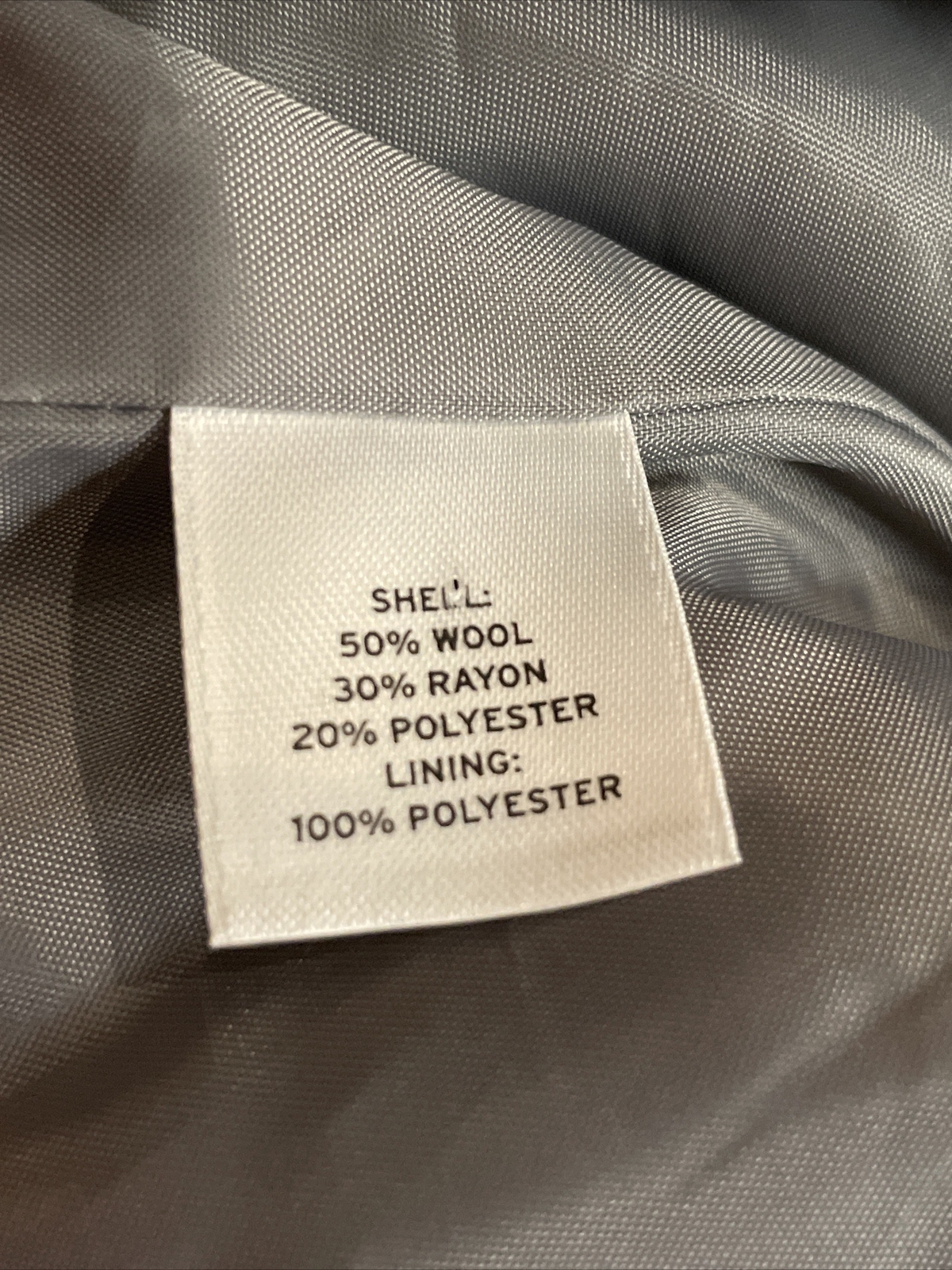 Halogen Wool Blend Woman’s Gray Double Breasted L… - image 6