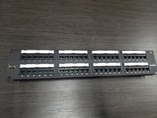 Leviton Cat 5e Flat Patch Panel 24 Port GigaMax 5e 256-5G596-U48