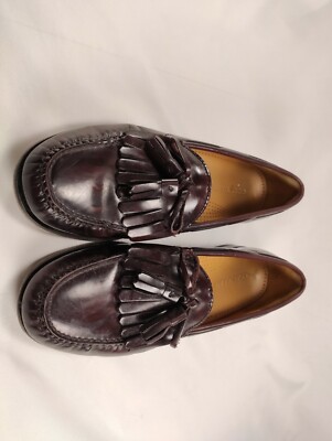 USED COLE HAAN usa製 レザー ローファー 9 1/2 90s VTG/USED) COLE HAAN コールハーン ペニーローファー (Brown