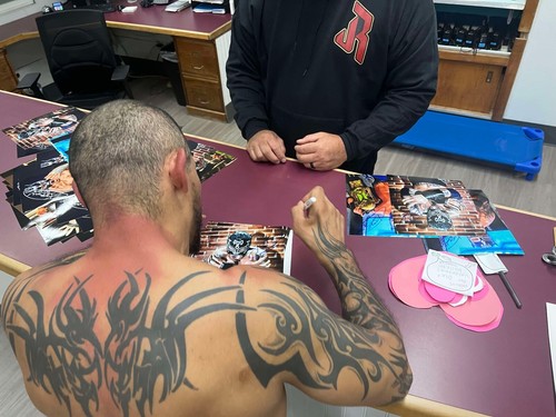 Extreme Tiger Tigre Uno Signed 8x10 Wrestling Promo Photo TNA Wrestler AAA WWE 7 - Picture 5 of 6