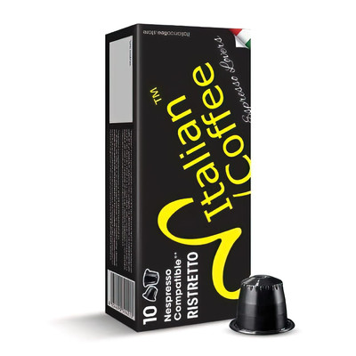 Pods Compatible with Nespresso Original Machines, Italian Expresso Capsules (100