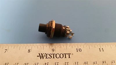 UNUSED VINTAGE CSD AVIATION INDUSTRIAL PUSH BUTTON SWITCH A20078BB
