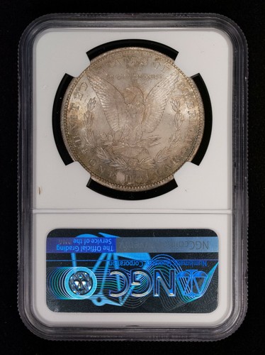 1900-O $1 Morgan Silver Dollar - PQ - Rainbow Toning - NGC MS 66 - SKU-B2167 - Picture 3 of 9