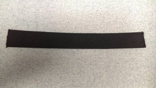 1 1/2 Inch Black Cotton Webbing / Strapping Buy by the Roll (4HARSTRCOT15) - Picture 2 of 2