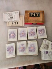 Parker Brothers PIT CARD GAME Bull  Bear Edition Complete Vintage