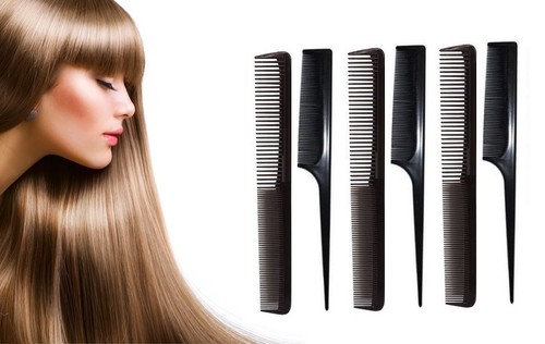 Sallys Black Salon Professional Hairdressing Barber / Rat Tail Hair Styling Comb - Picture 14 of 16