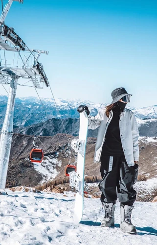 Man Woman Skiing Baggy Pants Warm Loose Skying Ski Trousers Winter Snow Pants - Picture 20 of 24