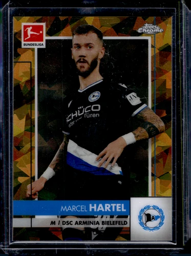 TOPPS BUNDESLIGA CHROME 2020/21 MARCEL HARTEL ARMENIA BEILEFELD PARALLEL 26/50.