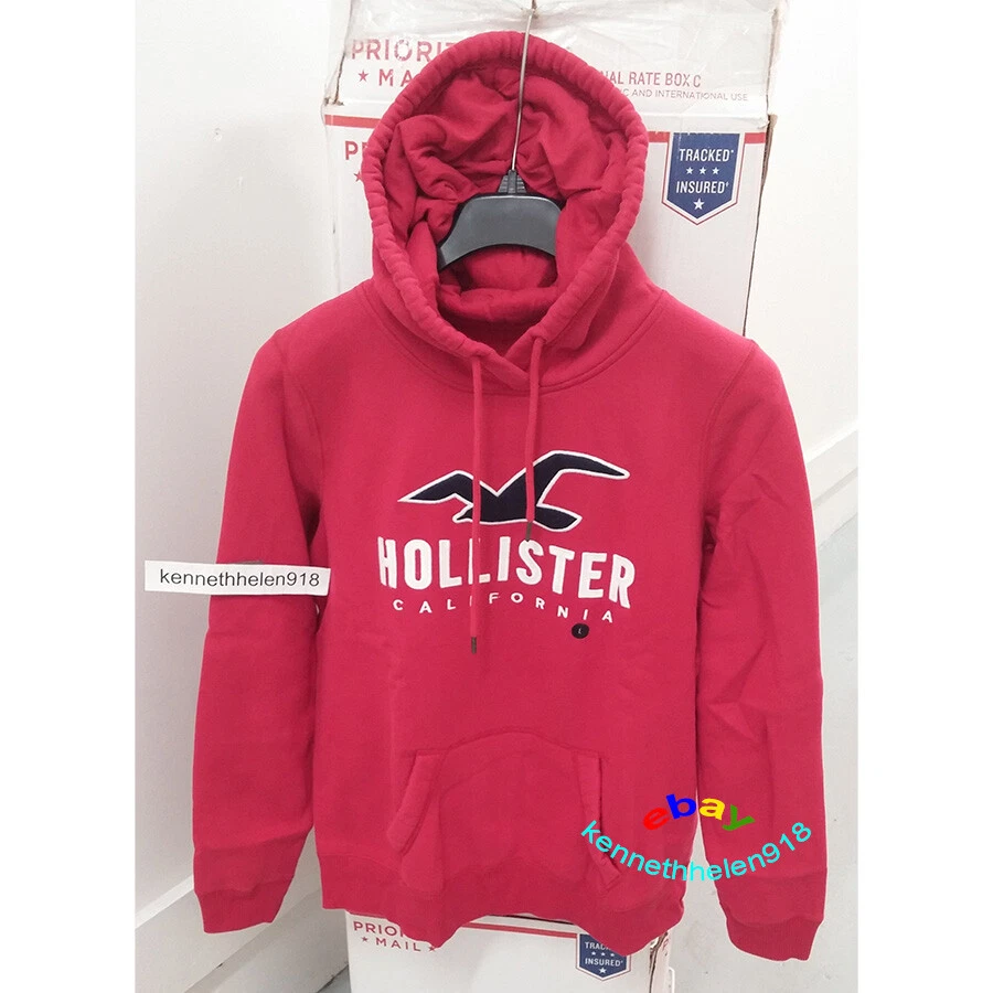 Sweat hollister rouge femme sales