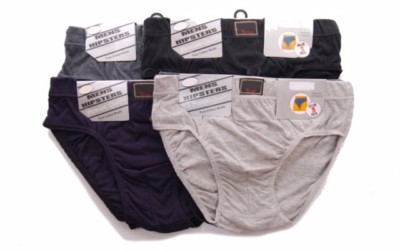Herren Große Übergröße Elastische Taille Baumwolle Unterwäsche Slips 3er Pack Größe 2XL-6XL