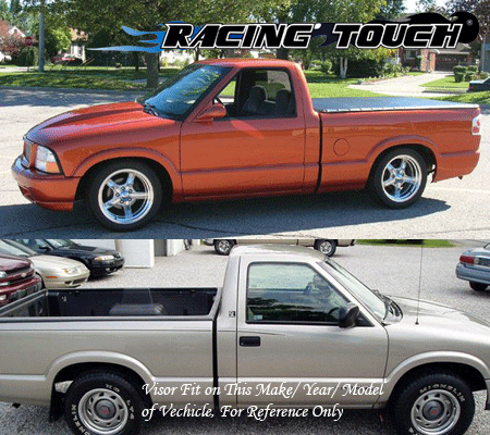 JDM Visors 2.0 mm 2pcs Out Channel Rain Guard GMC Sonoma 1994-2004 94-04 - Picture 7 of 7