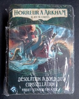 Horreur à Arkham : Le Jeu de Cartes Désolation à bord du Constellation