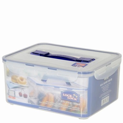 Lock & Lock Vorratsdose 6,5L Frischhaltedose rechteckig transparent
