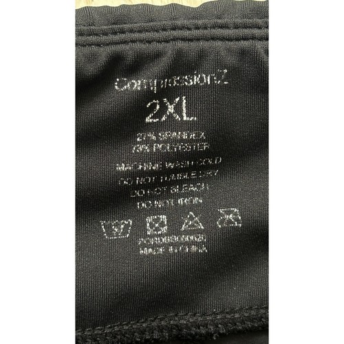 Compressionz | Leggings Donna Nero Fitness Atletico Yoga | 2XL - Foto 4 di 4