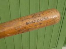 Vtg 40s Joe DiMaggio Model 220 Texas Leaguer Southwest Wood Baseball Bat Yankees