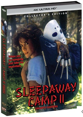 Sleepaway Camp II&III CE (4K UHD+4x Slipcovers+2 Posters) Sealed Pre-sale 8-12 - Picture 5 of 6