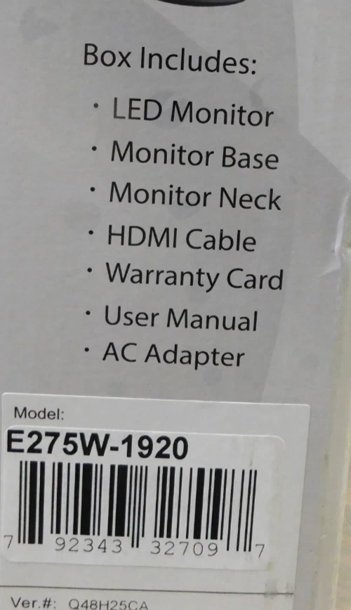 Sceptre 27" upto 75Hz 5ms Monitor HDMI VGA Dual Speakers HDMI DVI VGA ULTRA THIN - Image 2 of 4
