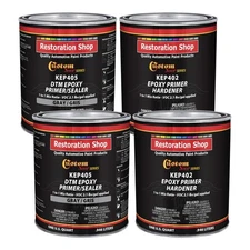 Custom Shop-Gray Epoxy Primer/Sealer 2.1 VOC (Gallon Kit) Anti-Corrosive DTM