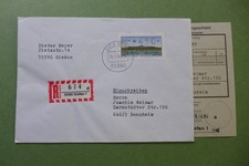 (3.78) Bund Automatenmarken 2.1.2,  ATM - DBP= fett  R-Beleg Gie&szlig;en !
