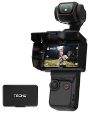 Foldable Screen Sun Shade Case for DJI Osmo Pocket 3/4 Accessories, Black
