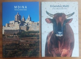MALTE MALTA COINCARDS 2 x 2 Euros Commemorative 2025 Bœuf Maltais Mdina