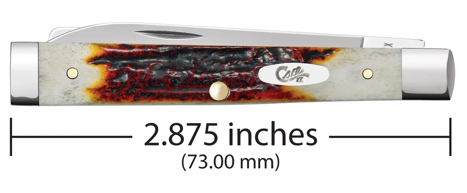 Cuchillo de bolsillo de acero inoxidable Case xx Knives Baby Doc Red Stag 9573 Foto 2 de 4