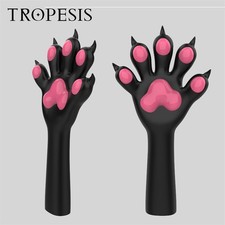 FURRJOI A Pair Of Silicone Dog Paws Gloves BDSM Gay Fetish Cosplay Puppy Love