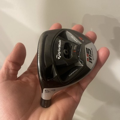 Taylormade M5 Titanium 19* 5 Wood Head Only. LH. W/QI35 Head Cover
