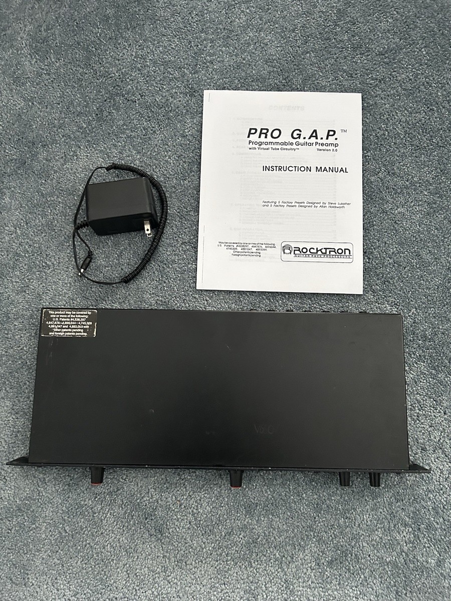 Rocktron Pro Gap V2.0 Guitar Preamp | eBay