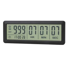 A Digital Countdown Days Timer - AY4053-Black Upgraded Big 999 Days Count Dow...