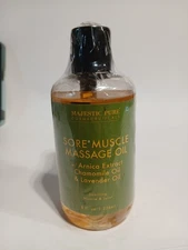 Majestic Sore Muscle Massage Oil for Body - Natural Therapy Oil with Lavender