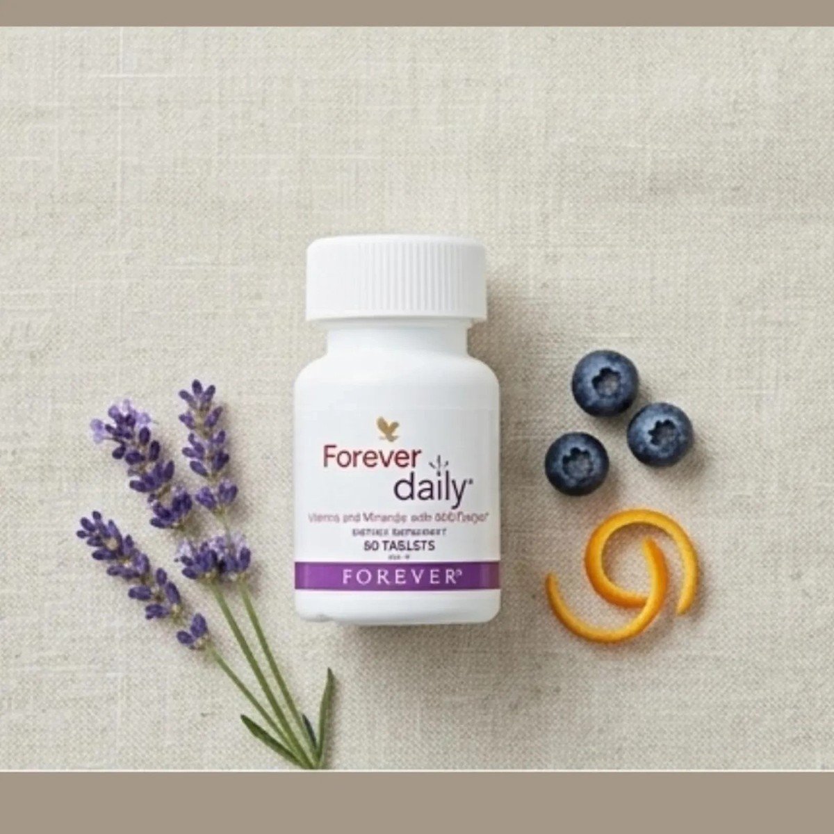 Forever Daily Multivitamin AOS Complex 55 Nutrients Aloe Vera